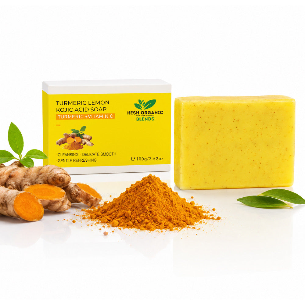 TURMERIC LEMON KOJIC ACID BAR SOAP
