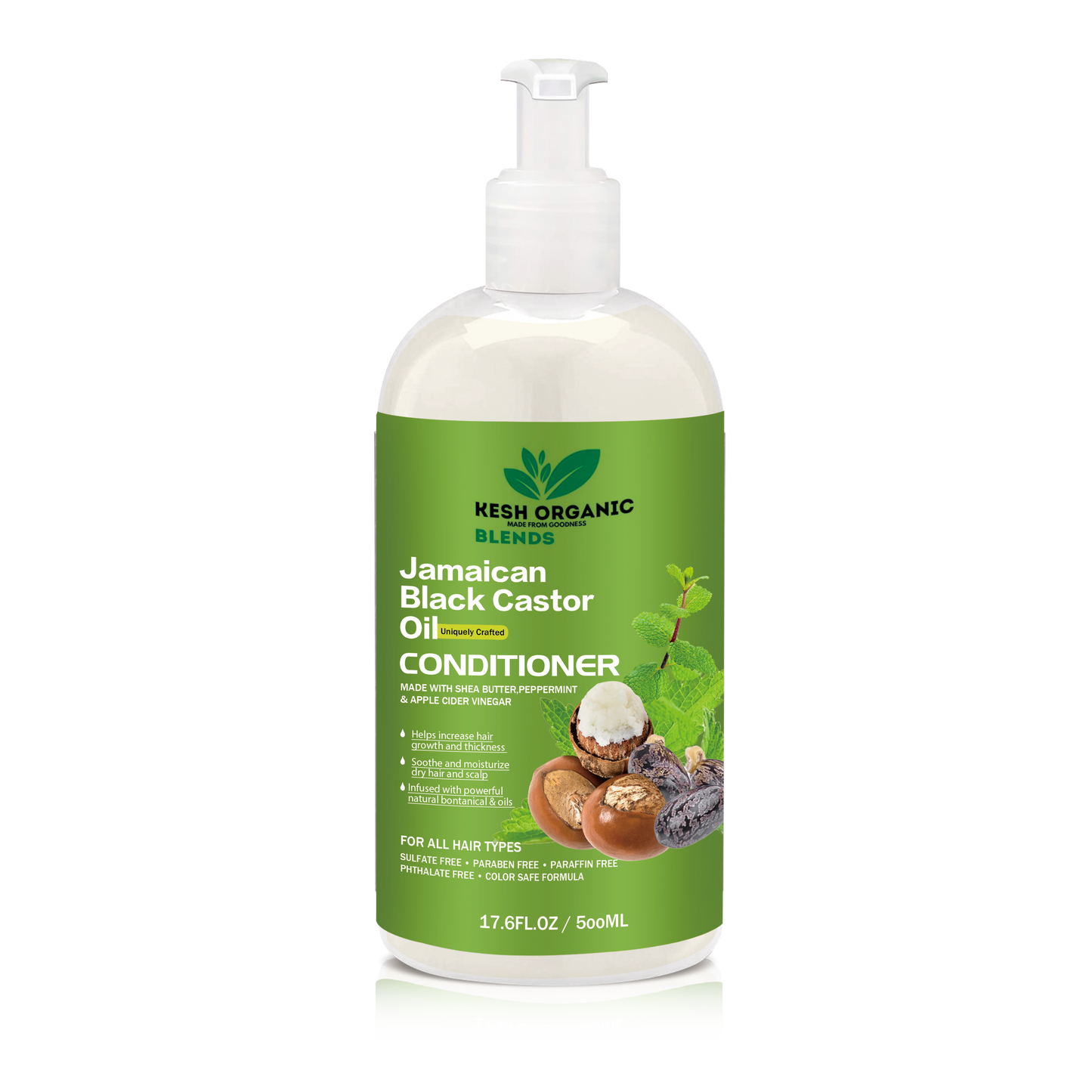 JAMAICAN BLACK CASTOR OIL CONDITIONER WITH SHEA BUTTER, PEPPERMINT & VINEGAR