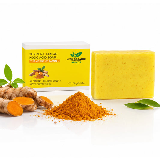 TURMERIC LEMON KOJIC ACID BAR SOAP