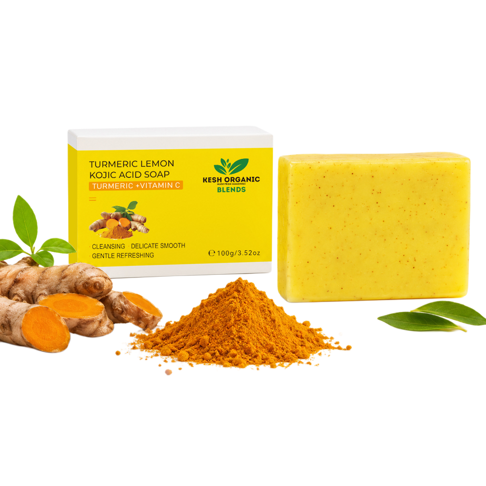 TURMERIC LEMON KOJIC ACID BAR SOAP